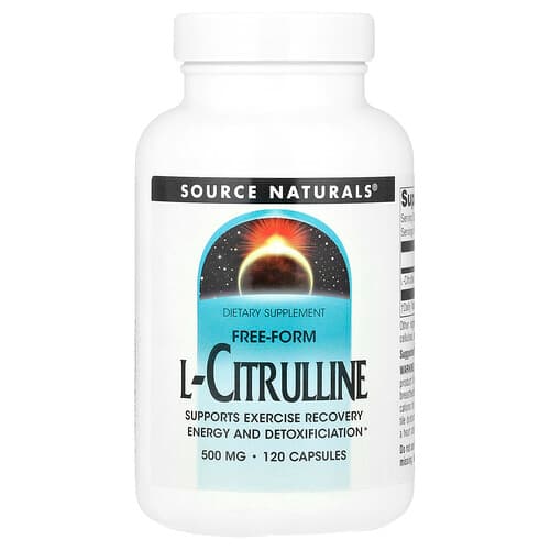 Source Naturals Source Naturals L-シトルリン 500mg カプセル120粒 パッケージ画像