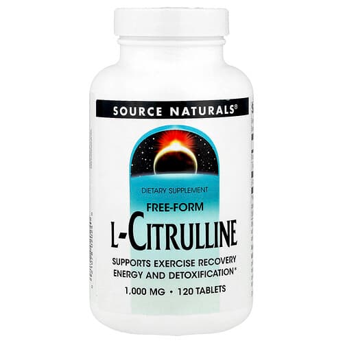 Source Naturals Source Naturals L-シトルリン 1,000mg タブレット120粒 パッケージ画像