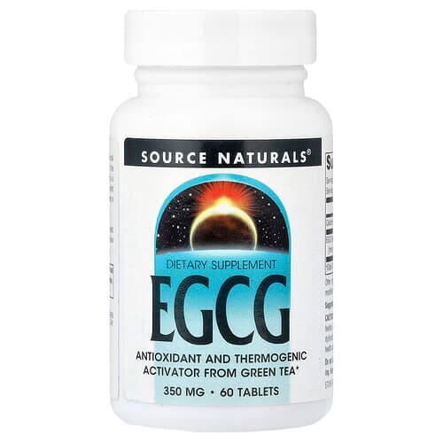 Source Naturals Source Naturals EGCG 350mg タブレット60粒 パッケージ画像