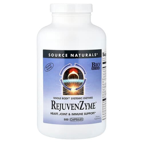 Source Naturals Source Naturals RejuvenZyme™ 500カプセル パッケージ画像