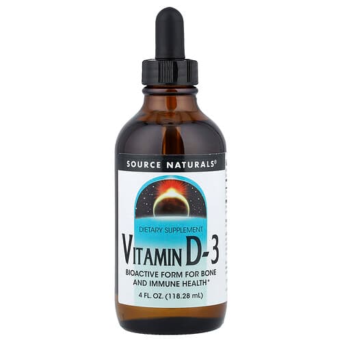 Source Naturals Source Naturals ビタミンD-3 液体 118.28ml パッケージ画像