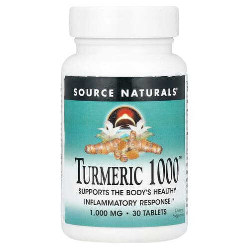 Source Naturals Source Naturals ターメリック 1000™ 1,000mg タブレット30粒 パッケージ画像