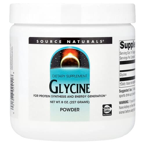 Source Naturals Source Naturals グリシン パウダー 227g パッケージ画像