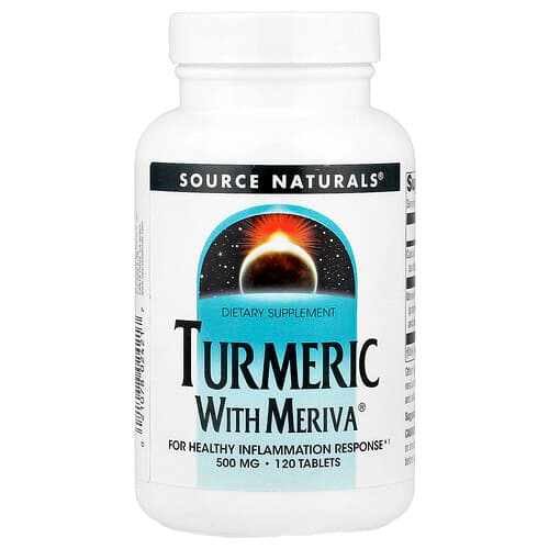 Source Naturals Source Naturals ターメリック with Meriva® 120タブレット パッケージ画像