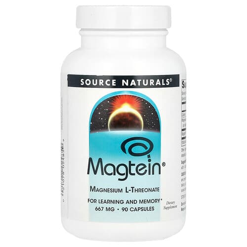 Source Naturals Source Naturals マグテイン® マグネシウム L-スレオン酸塩 90粒 パッケージ画像