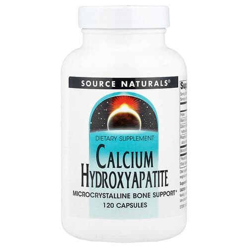 Source Naturals Source Naturals カルシウムハイドロキシアパタイト 120カプセル パッケージ画像