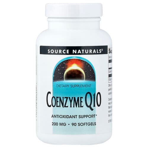 Source Naturals Source Naturals コエンザイムQ10 200mg ソフトジェル90粒 パッケージ画像