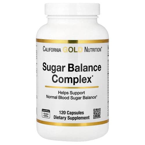 California Gold California Gold Nutrition シュガーバランスコンプレックス クロミウム配合 120粒 パッケージ画像