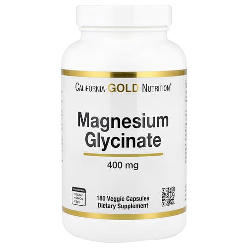 California Gold California Gold Nutrition マグネシウム グリシネート ベジカプセル180粒（1粒あたり133mg） パッケージ画像