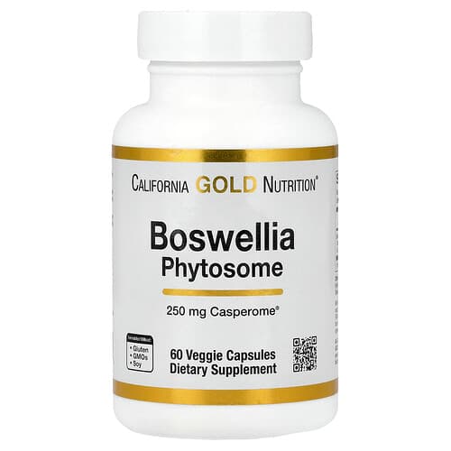 California Gold California Gold Nutrition ボスウェリア セラータ フィトソーム サンフラワーレシチン 250mg ベジカプセル60粒 パッケージ画像
