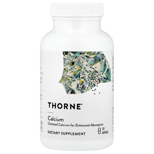 Thorne Thorne カルシウム 120カプセル (1カプセルあたり250mg) パッケージ画像