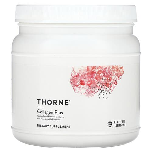 Thorne Thorne, コラーゲンプラス パッションベリー, 495g パッケージ画像