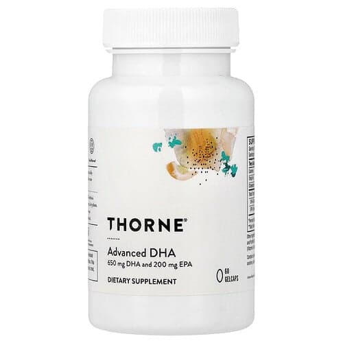 Thorne Thorne Advanced DHA 60ジェルキャップ パッケージ画像