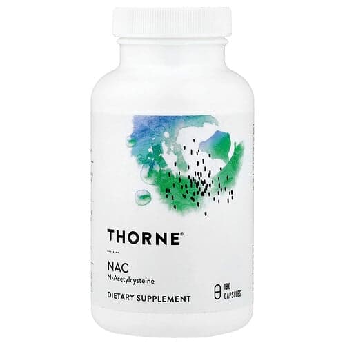 Thorne Thorne NAC 500mg ベジカプセル180粒 パッケージ画像
