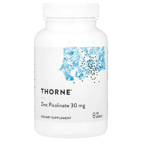 Thorne Thorne ジンク ピコリネート 30mg ベジカプセル180粒 パッケージ画像