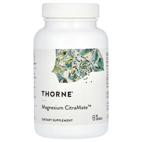 Thorne Thorne マグネシウム CitraMate™ ベジカプセル90粒（1粒あたり135mg） パッケージ画像