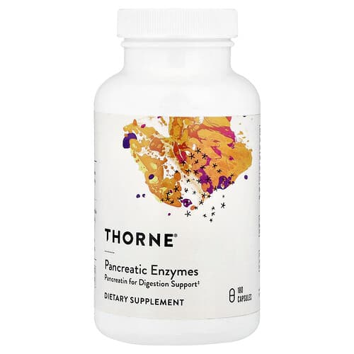 Thorne Thorne パンクレアティック エンザイムス 180カプセル（1カプセルあたり500mg） パッケージ画像