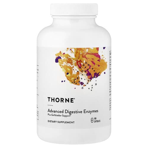 Thorne Thorne アドバンスド ディジェスティブ エンザイム 180カプセル パッケージ画像