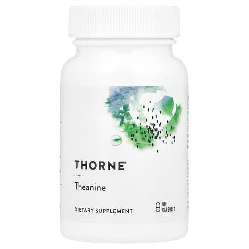 Thorne Thorne L-テアニン 90カプセル (1カプセルあたり200mg) パッケージ画像