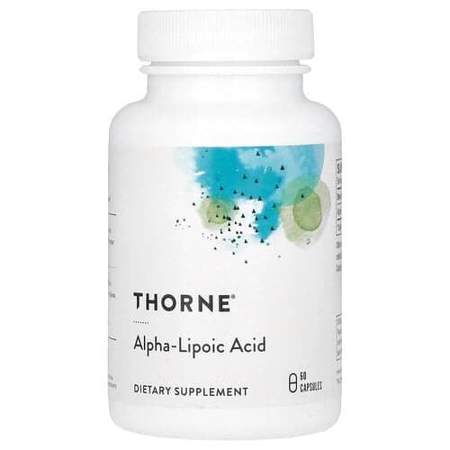 Thorne Thorne アルファリポ酸 60粒（1粒あたり300mg） パッケージ画像